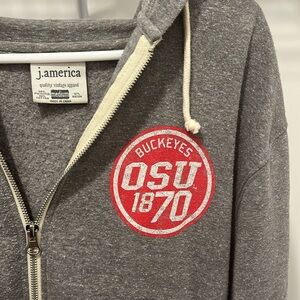 Quality Ohio state buckeyes full zip hoodie size medium